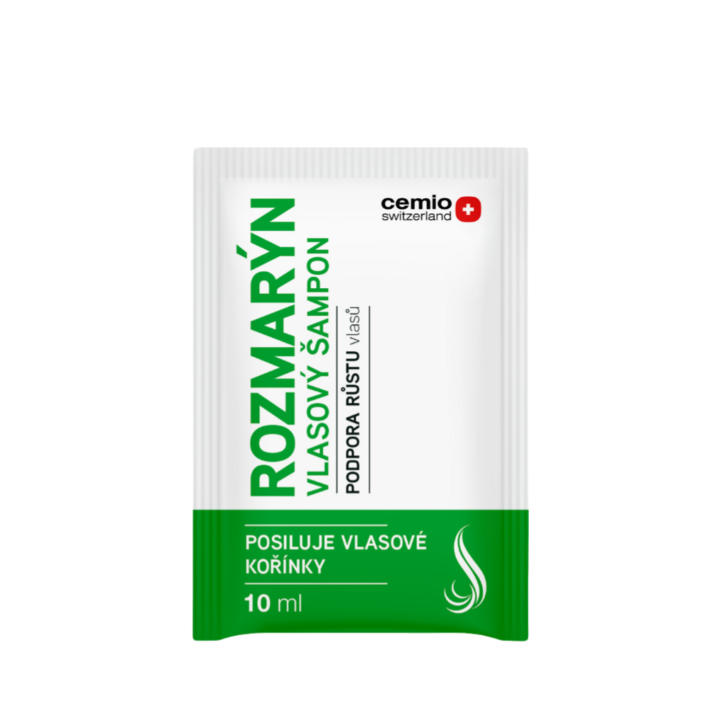 Levně Cemio ROZMARÝN šampon pro podporu růstu vlasů, 10 ml