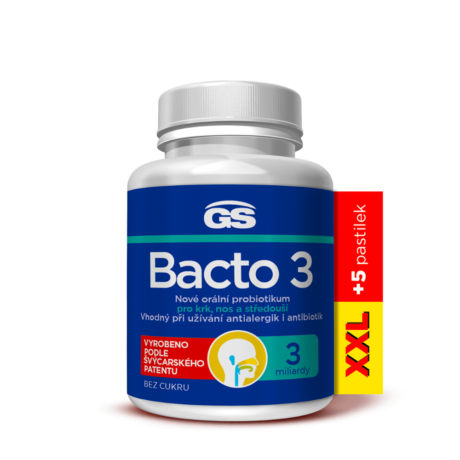 GS Bacto 3, Orální probiotika, 20+5 pastilek XXL