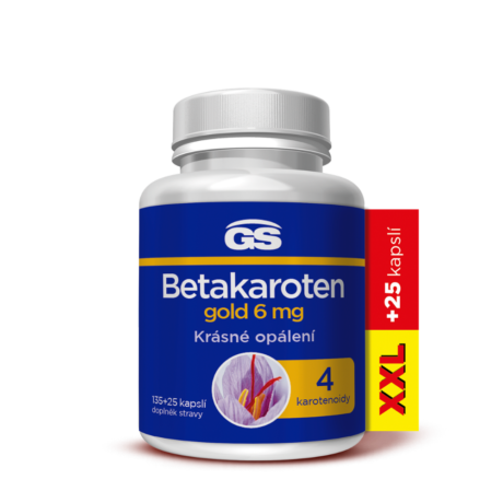 GS Betakaroten gold 6 mg, 135+25 kapslí XXL