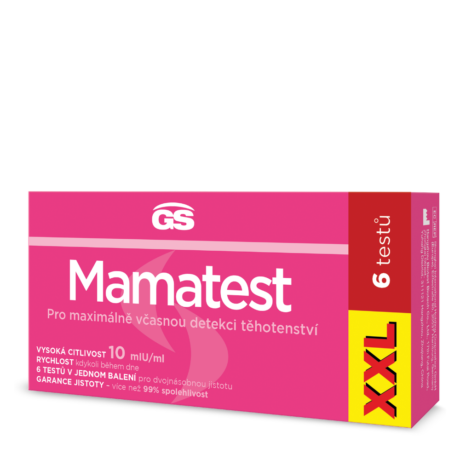 GS Mamatest Těhotenský test, 6 kusů XXL