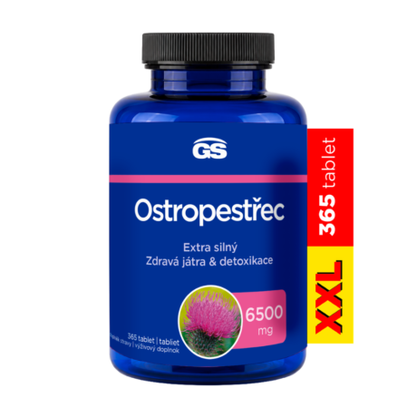 GS Ostropestřec 6500 mg, 365 tablet XXL