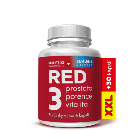 Cemio RED3®, 90+30 kapslí XXL
