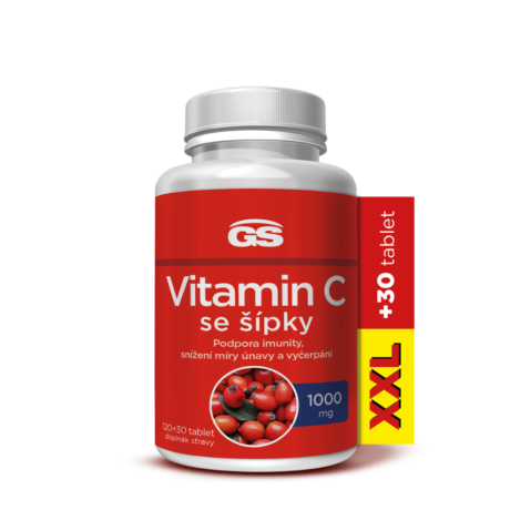 GS Vitamin C 500 se šípky, 365 tablet XXL