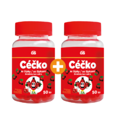 GS Céčko se šípky, želatinky bez cukru, 50 ks, 1+1 ZDARMA