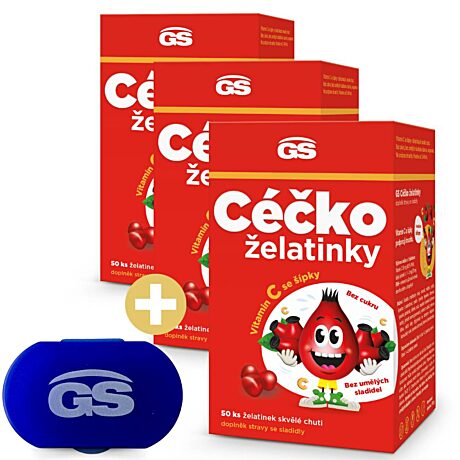GS Céčko želatinky, 3 x 50 ks