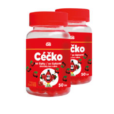 GS Céčko se šípky, želatinky bez cukru, 2 × 50 ks